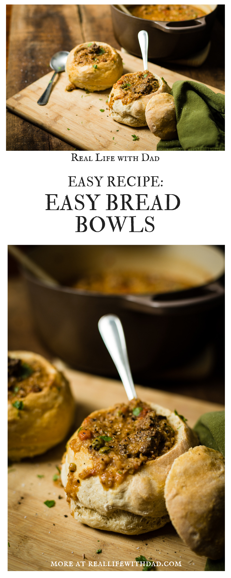 easy bread bowls | RealLifeWithDad.com