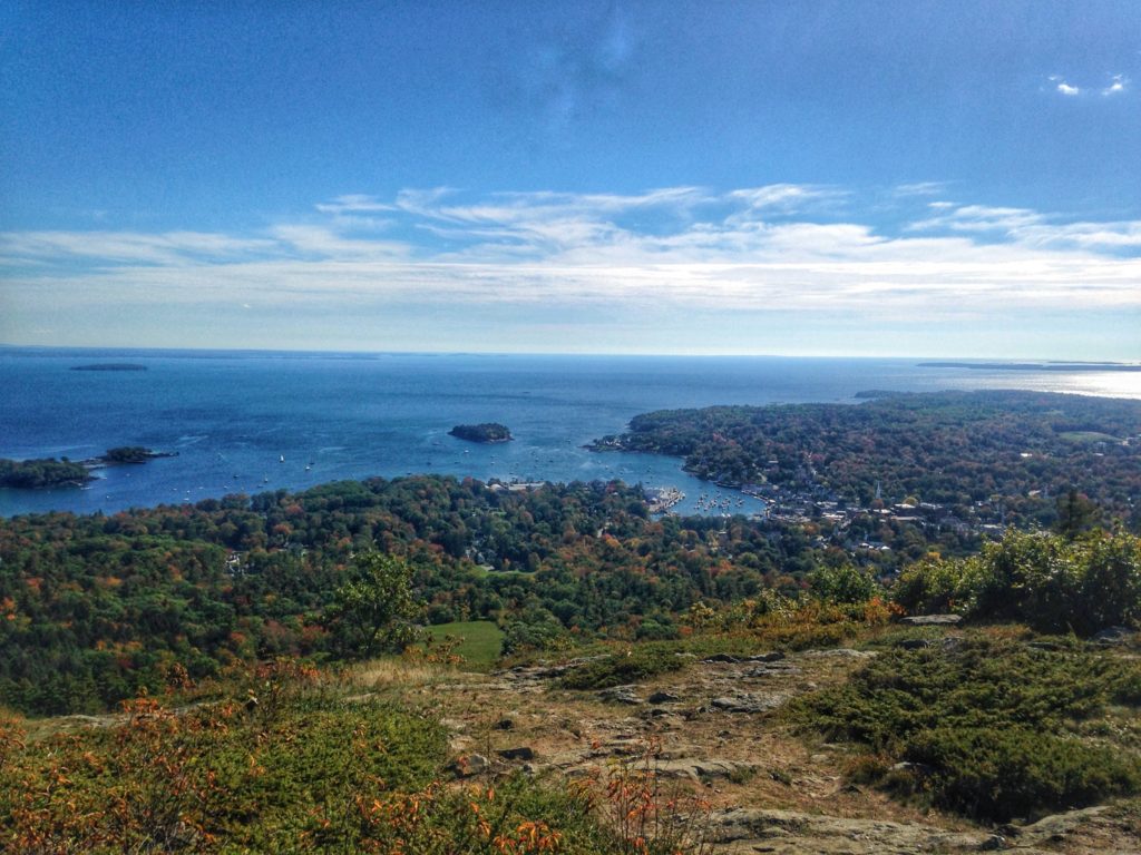 Camden Harbor from Mount Battie | reallifewithdad.com