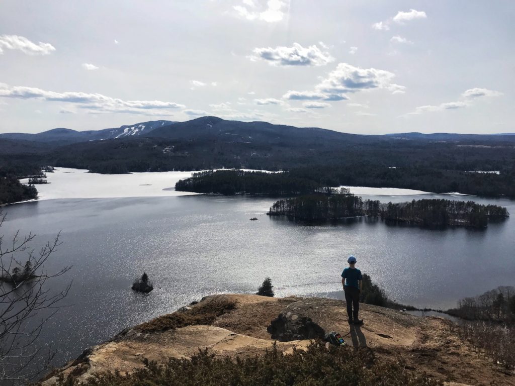 Lake Megunticook from Maiden's Cliff | reallifewithdad.com