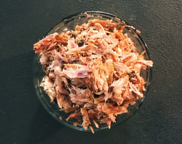 shredded chicken from slow cooker.