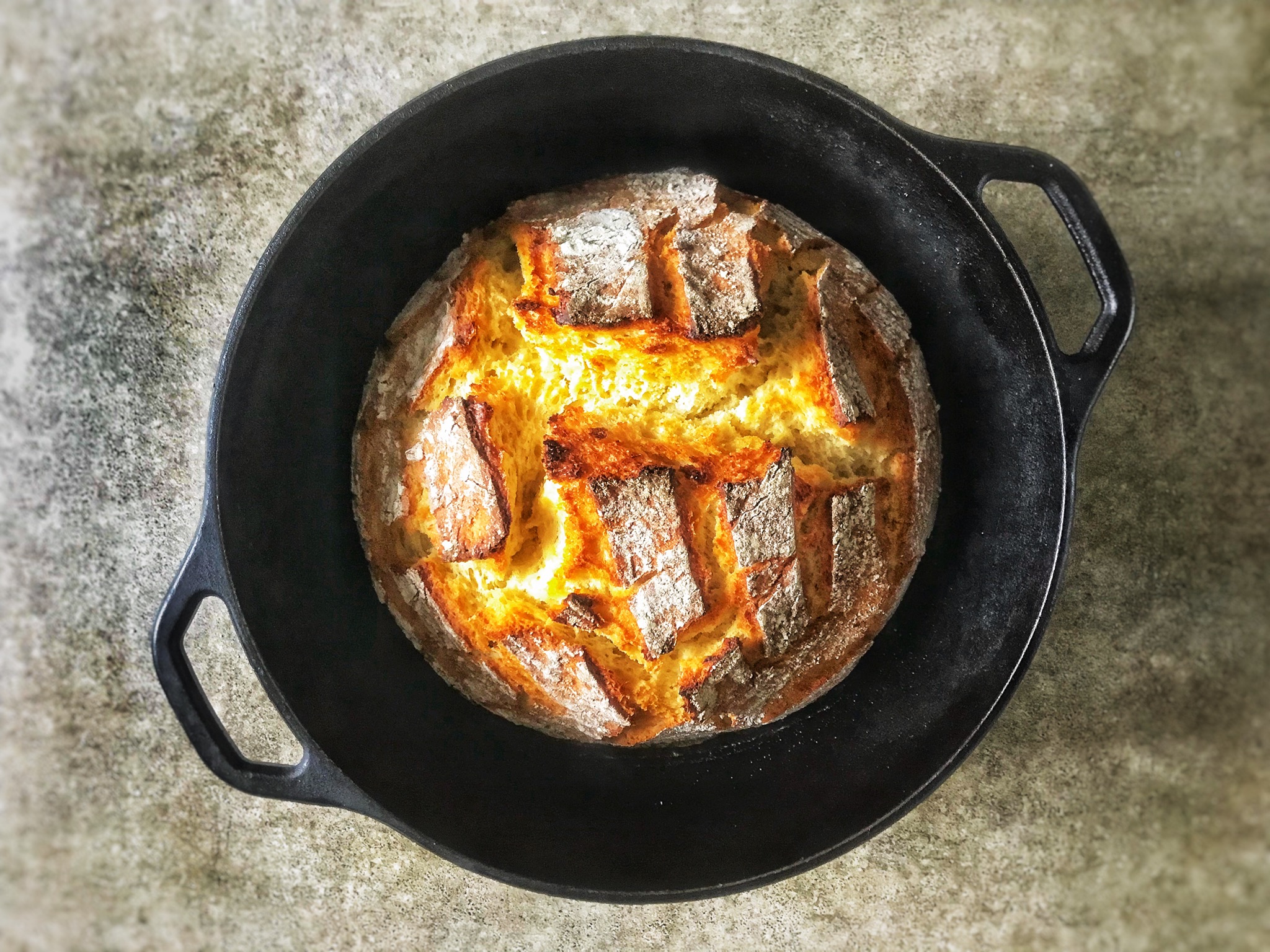 Seasoned with too much oil on a cold cast iron : r/castiron