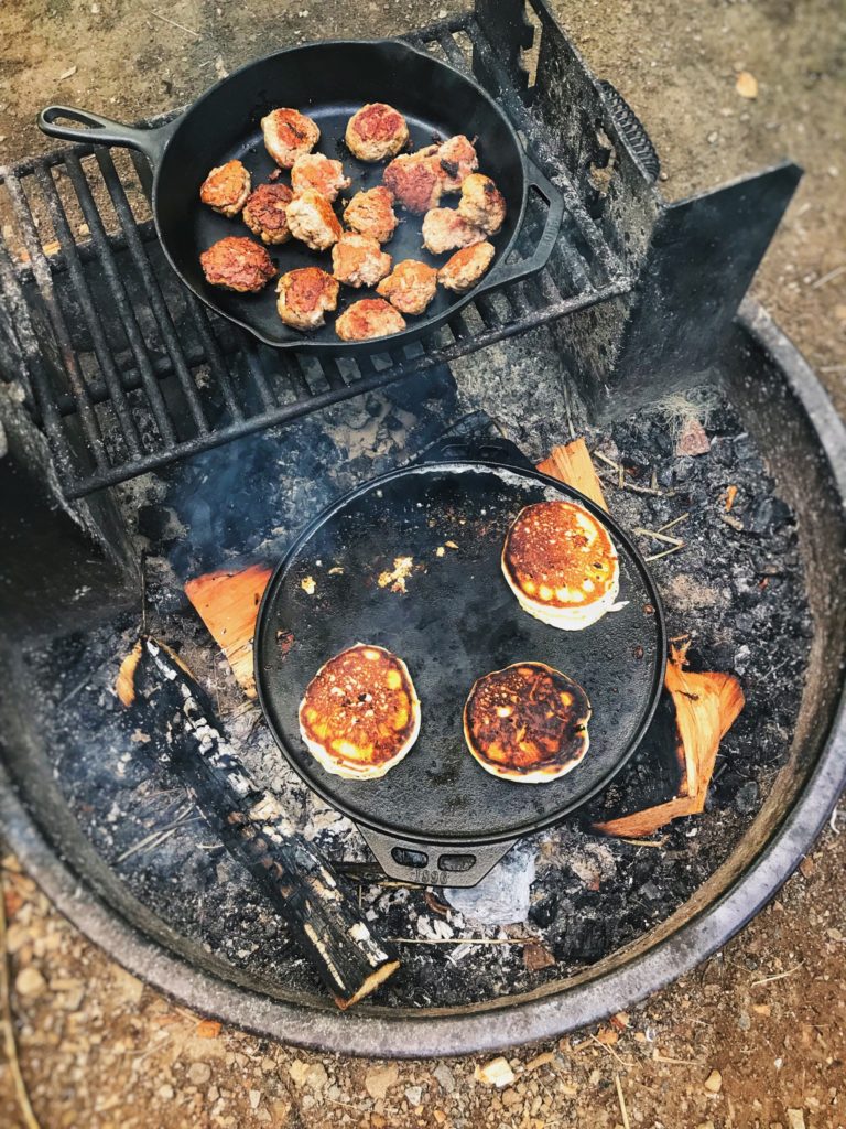 cast iron camp cooking