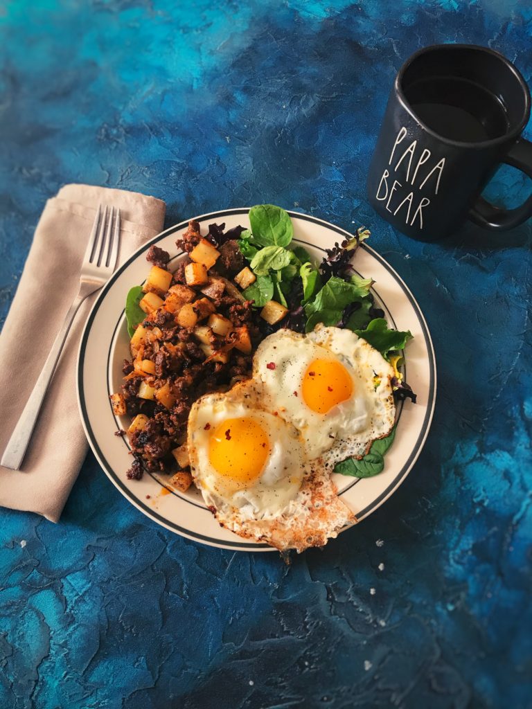 Perfect eggs, perfect hash, full coffee, that's how we do breakfast!